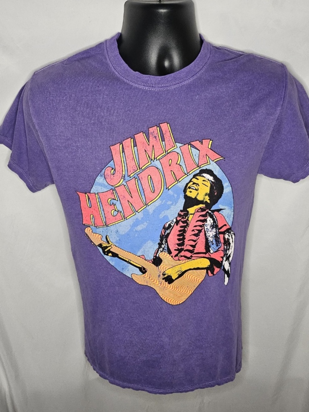 New Flaws PacSun Authentic Hendrix Purple Jimi Hendrix VTG Style Graphic Shirt S